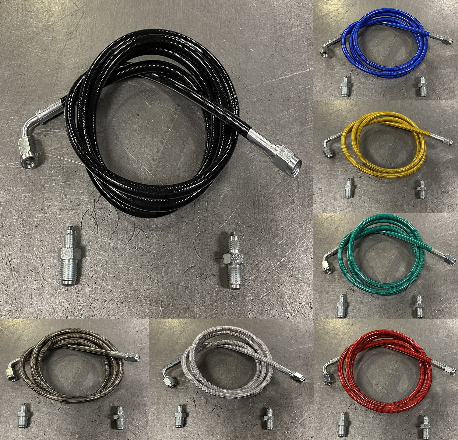 2001-2005 Honda Civic Stainless Steel Clutch Line Replacement for DX LX EX EM2 Models - 7 Color Options - Durable Performance Upgrade for Street Racing & Daily Driving