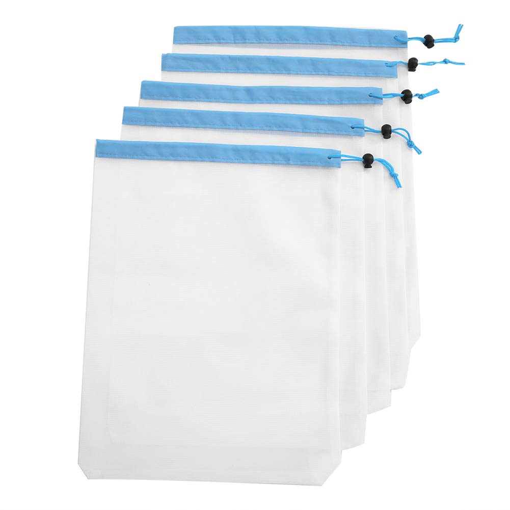 15-Pack Reusable Mesh Laundry Bags for Delicates - 3 Sizes (Small/Medium/Large) - Washable Fruit & Vegetable Storage Bags - Perfect for Travel, Gym, and Home Organization