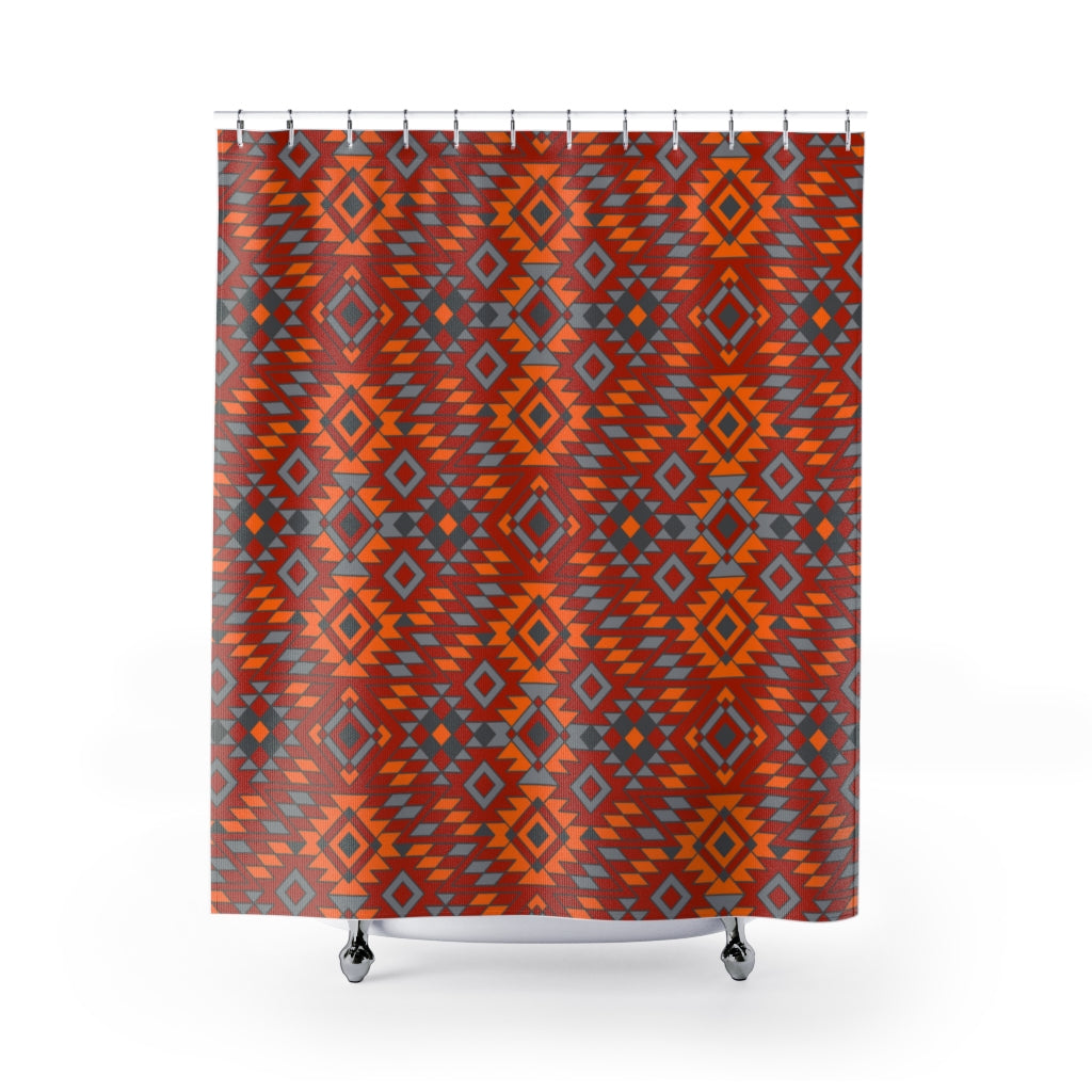 Redrock Canyon Southwestern Shower Curtain - Waterproof Bathroom Decor for Western Theme Homes | Perfect for Rustic, Desert & Boho Style Bathrooms