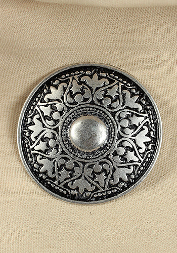 Viking Rivet Plate Antique Silver Jewelry for Necklace Making - Perfect for DIY Viking Jewelry, Medieval Costume Accessories, and Historical Reenactments