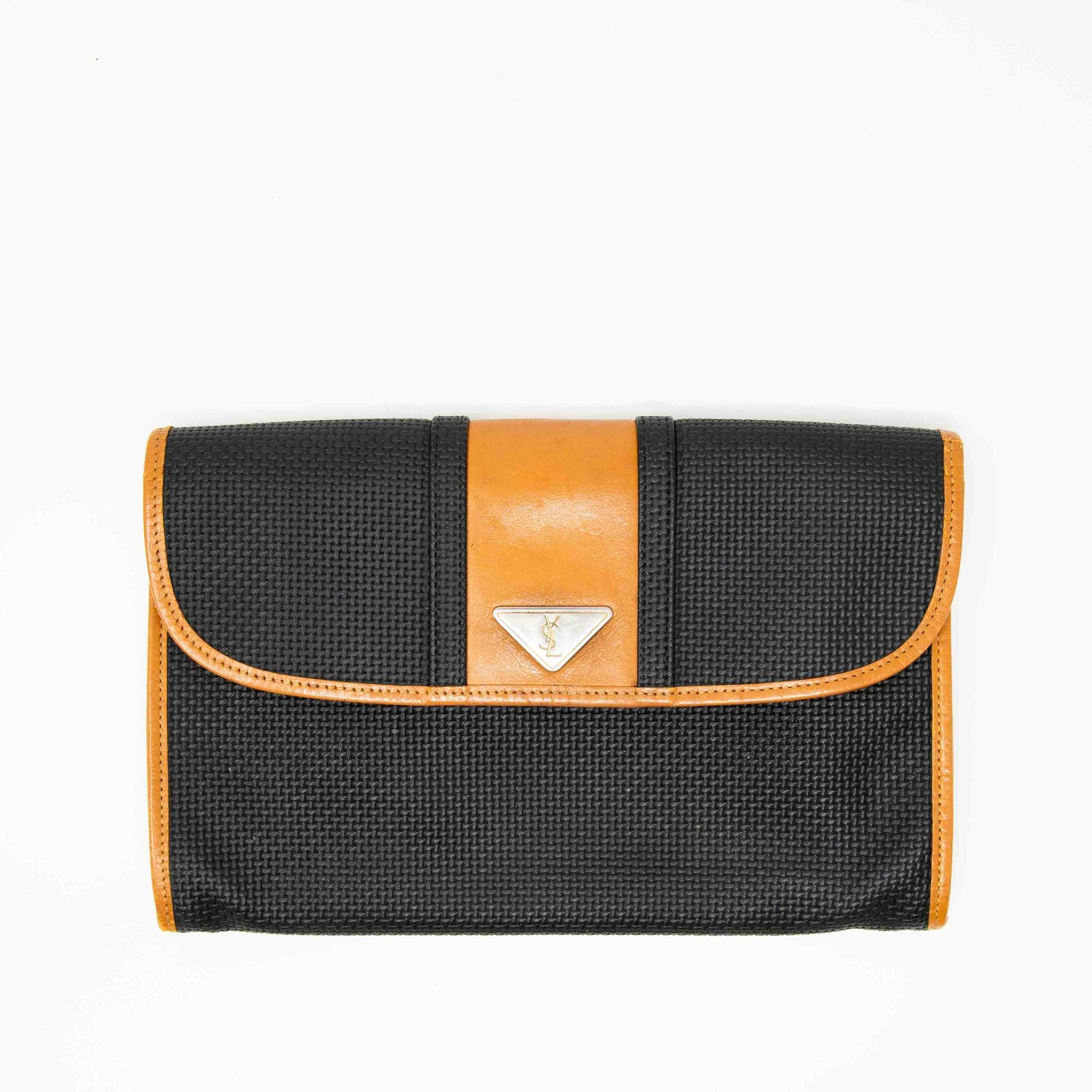 Saint Laurent Vintage Envelope Clutch Bag for Women - Luxury Designer Crossbody Purse for Evening Parties, Date Nights & Special Occasions