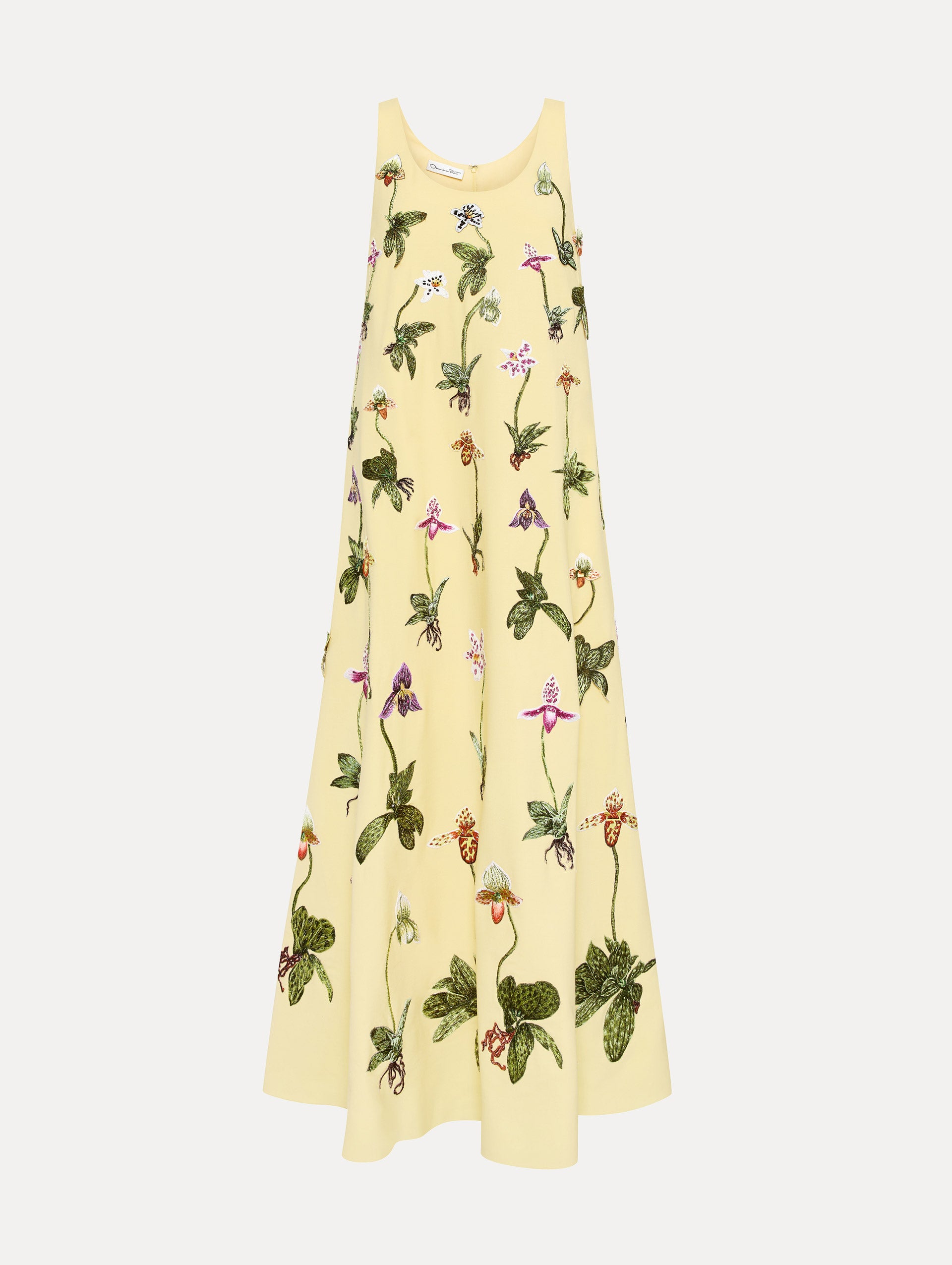Elegant Orchid Embroidered Evening Gown - Women's Formal Dress for Weddings, Galas & Special Occasions