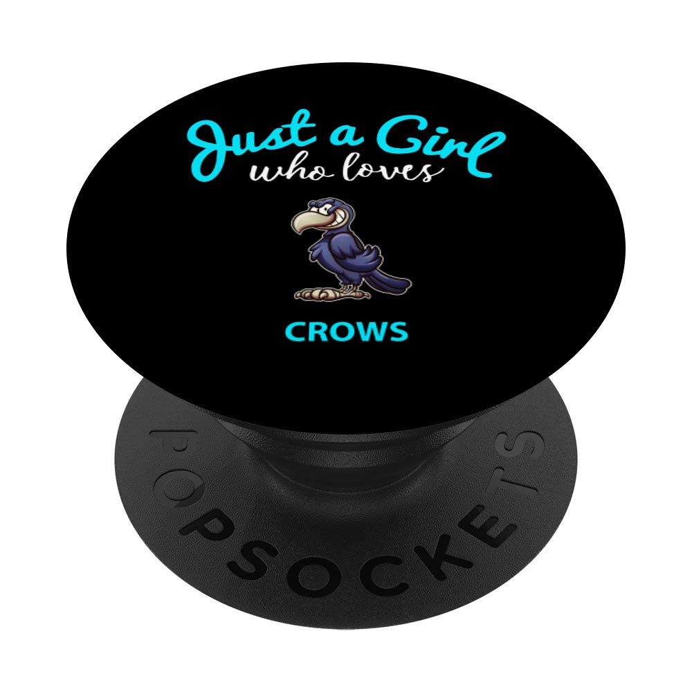 Crow Phone Grip for Girls & Kids | PopSockets Stand for Phones & Tablets | Perfect for Selfies & Gaming