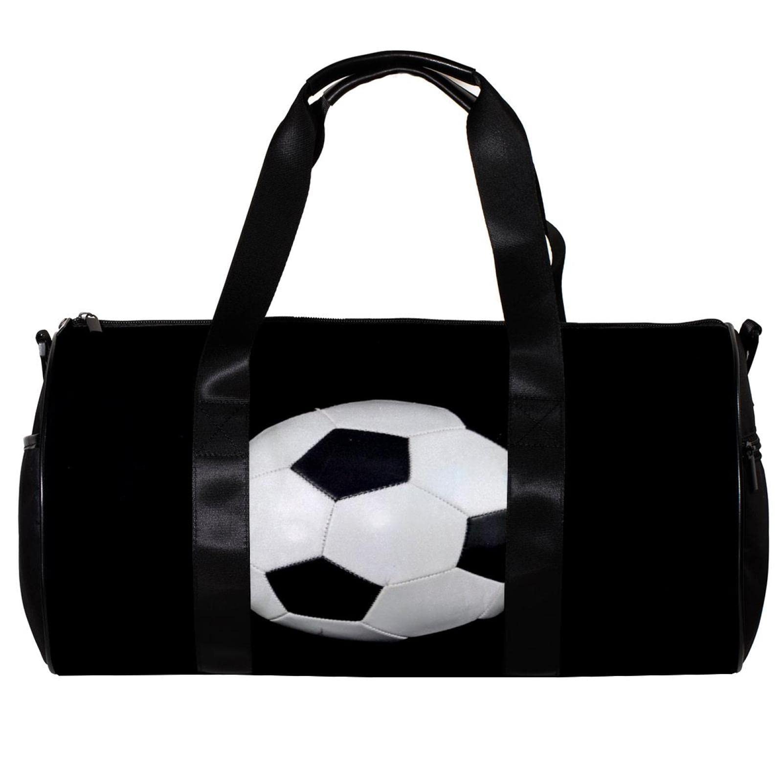 Premium Gym & Sports Duffle Bag for Women & Men - Waterproof Travel Duffel with Shoe Compartment - Perfect for Soccer, Football, Workout & Travel - Black Athletic Gear for Gym Enthusiasts & Athletes