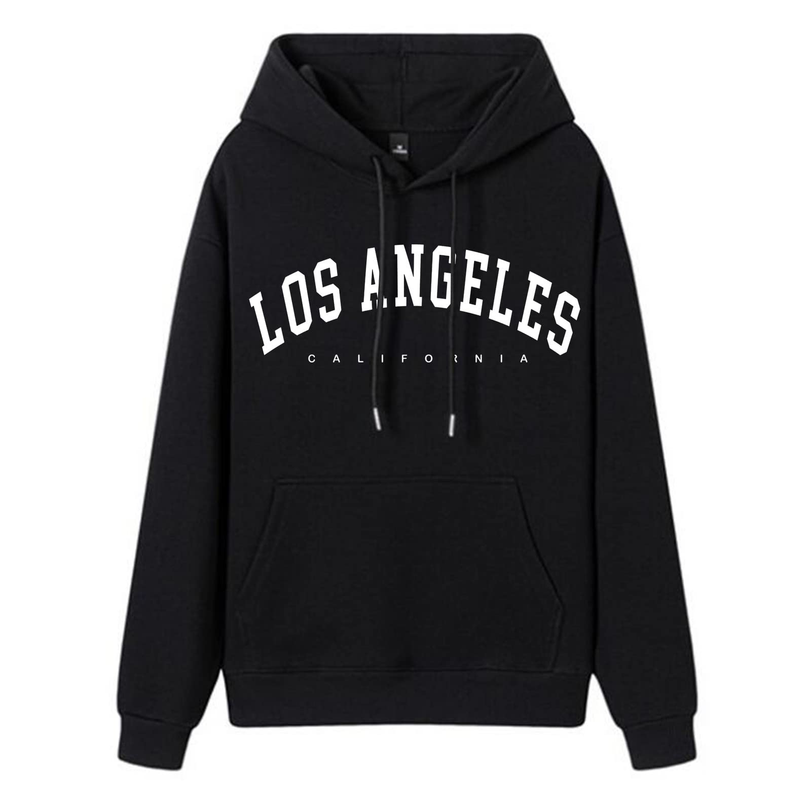Women's Fleece Pullover Jacket with Letter Print - Casual Fashion Hooded Sweater for Everyday Wear | Perfect for Outdoor Activities, Travel & Lounge Wear