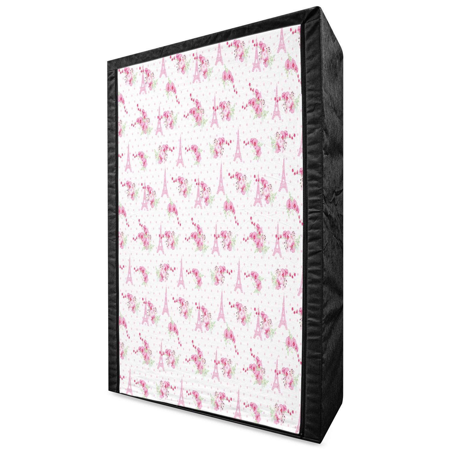 Ambesonne Portable Fabric Wardrobe with Shelves - 42.5