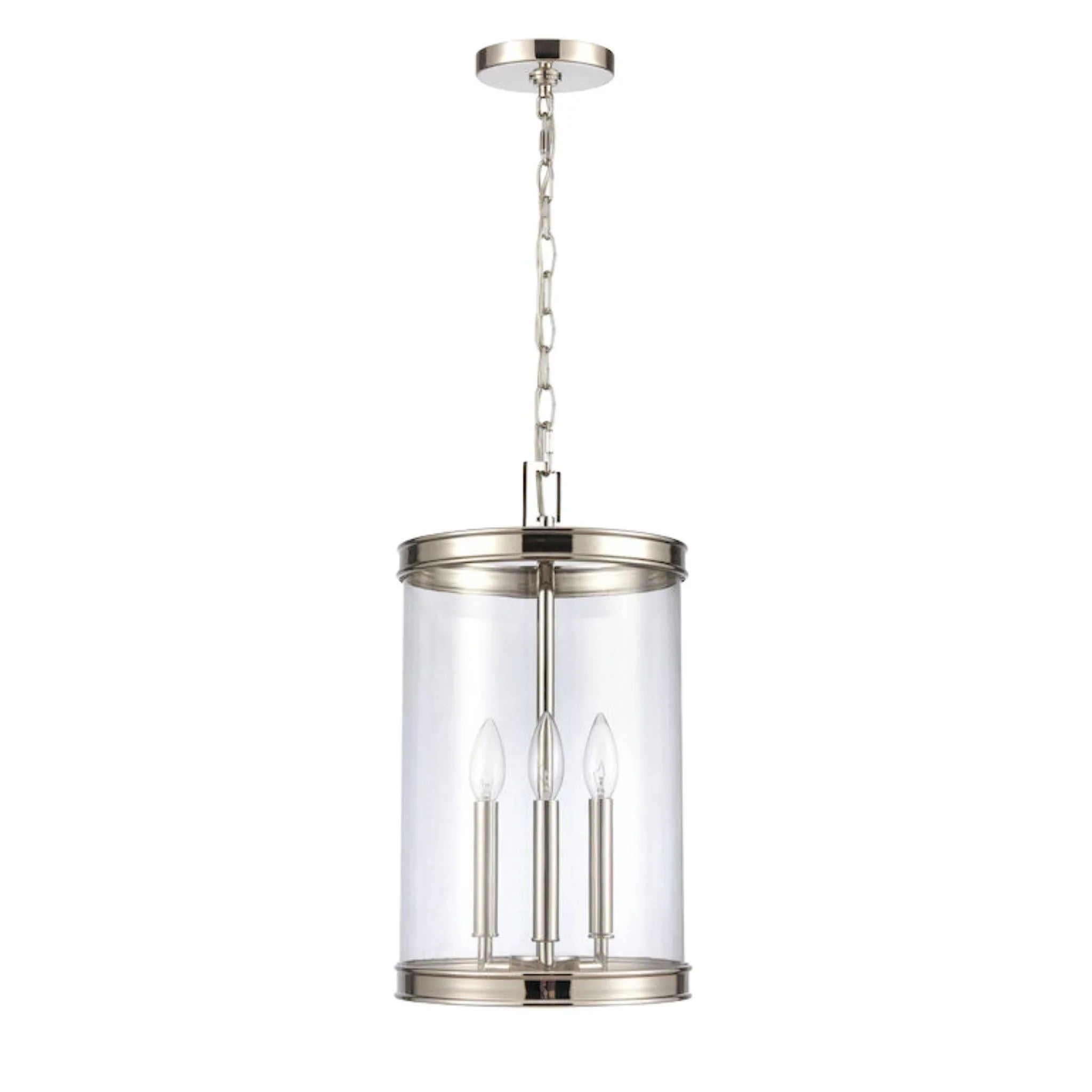 Modern Cylindrical Pendant Light Fixture - Sleek Minimalist Design for Kitchen Island, Dining Room & Bedroom Lighting - Dimmable LED Hanging Lamp with Adjustable Height