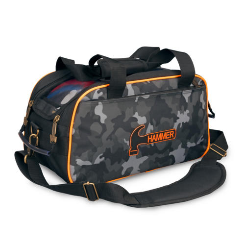 Premium Double Tote Camo Bowling Bag - Durable & Stylish Bowling Accessory for Men & Women - Perfect for League Games, Tournaments & Casual Bowling Outings