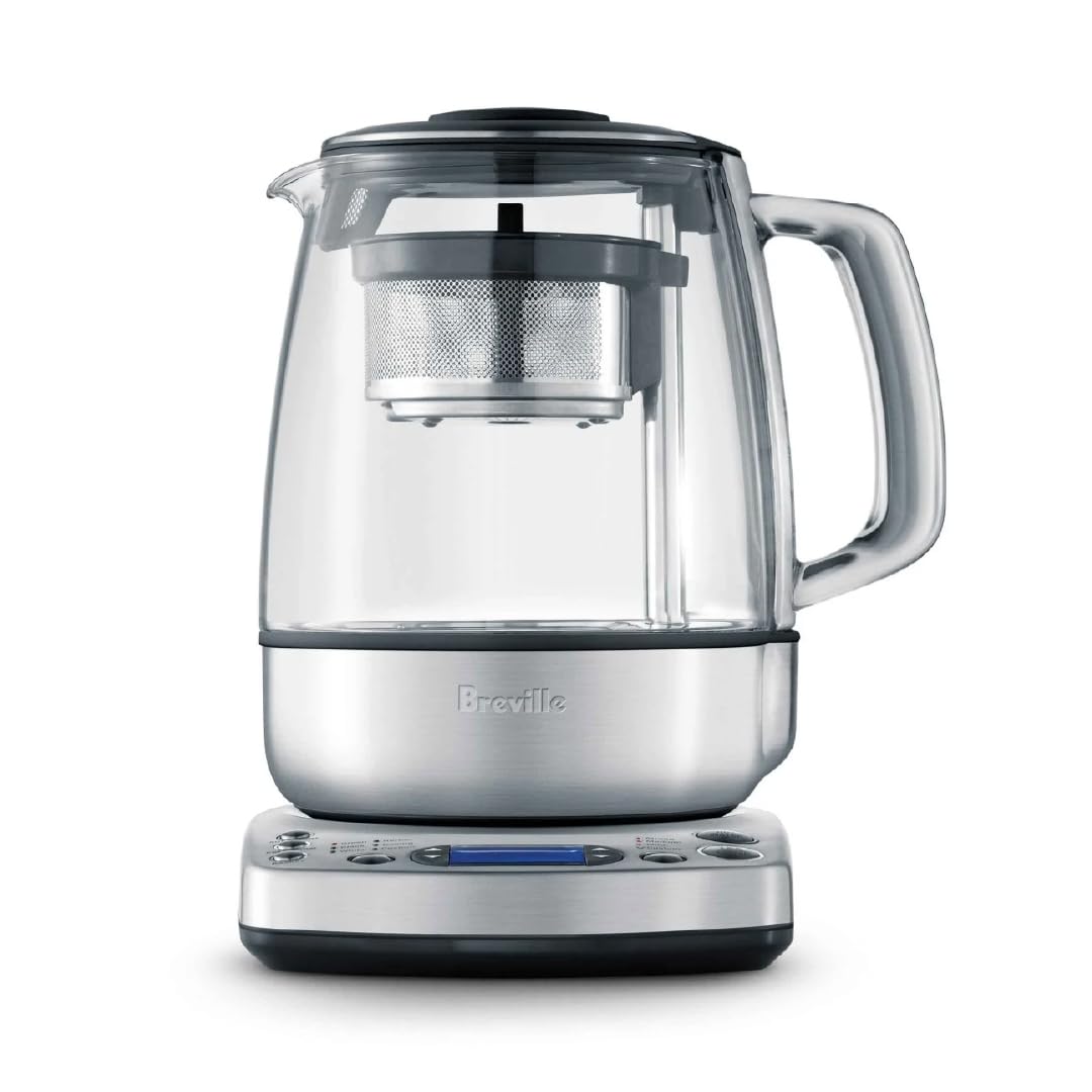 Breville the Tea Maker Electric Kettle - Brushed Stainless Steel, One Size - Perfect for Home, Office & Tea Lovers - Fast Boiling & Precise Temperature Control