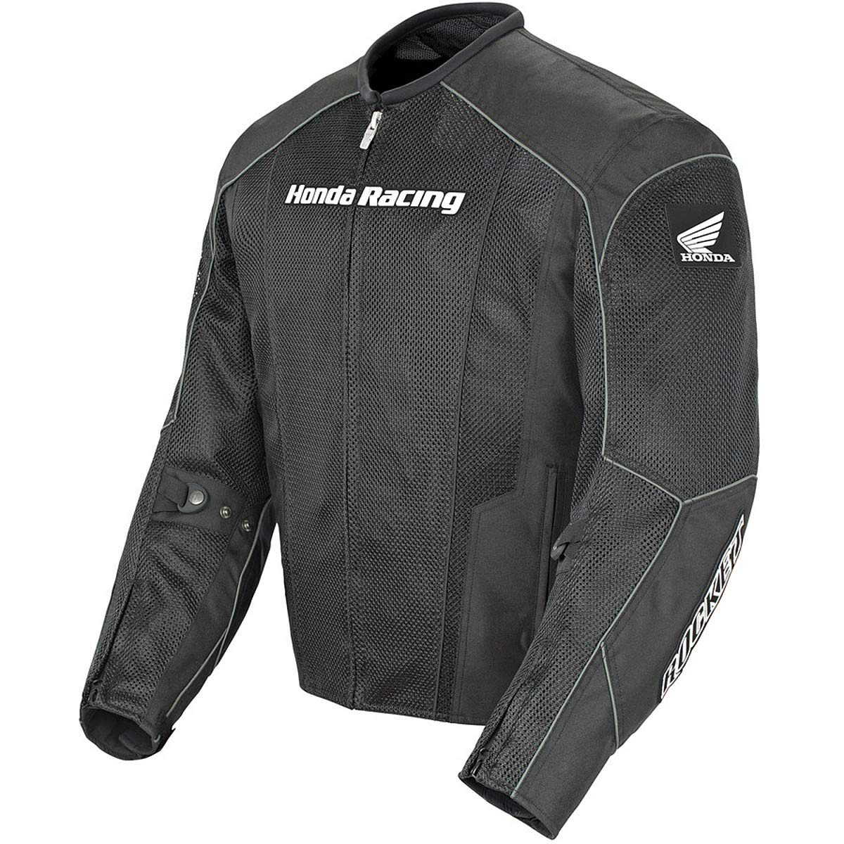 Joe Rocket Honda CBR Mesh Motorcycle Jacket - Small Size, Black/Black - Perfect for Street Riding & Summer Commuting