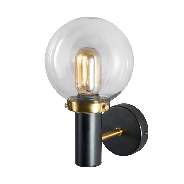 Arras 1Lt G9 Bathroom Wall Light IP44 Satin Brass - Waterproof LED Fixture for Modern Home Decor | Perfect for Vanity, Mirror & Shower Lighting