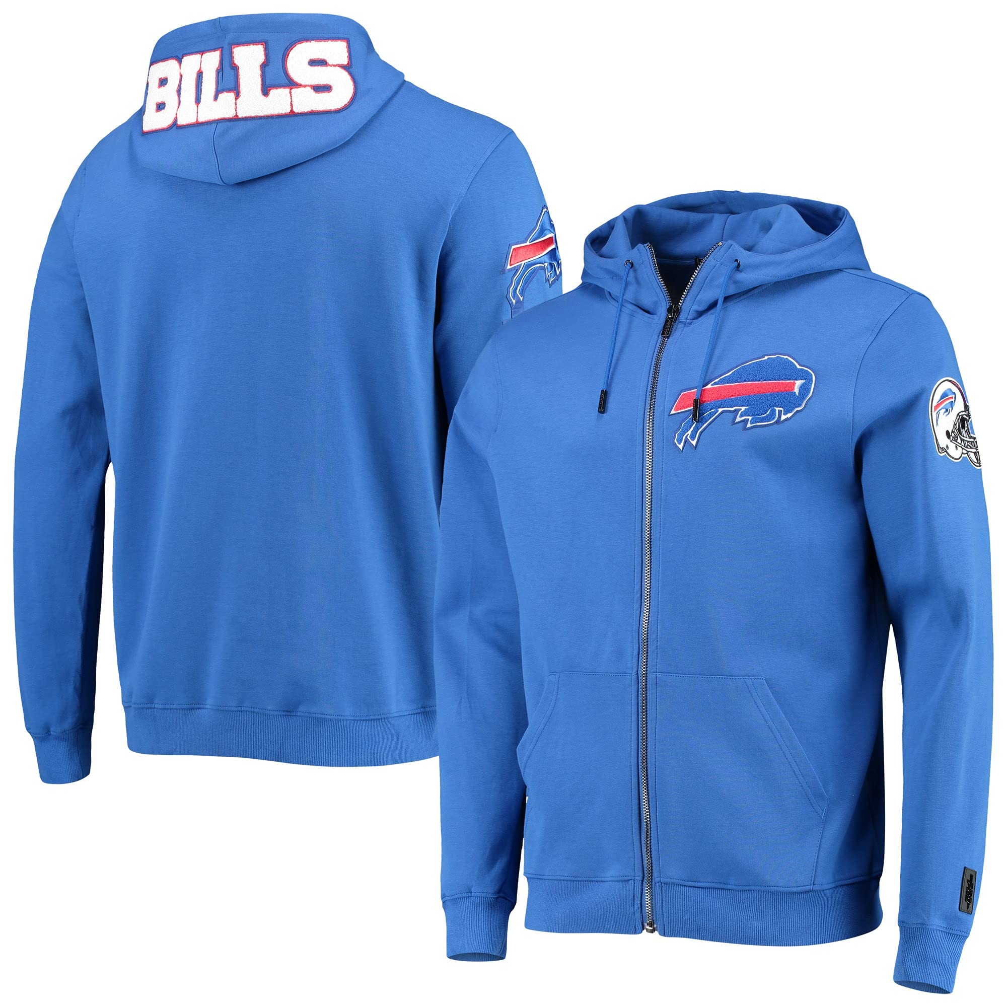 Pro Standard Men's NFL 4-Hit Full-Zip Hoodie - Officially Licensed Football Jacket for Fans - Perfect for Game Day, Tailgating & Casual Wear