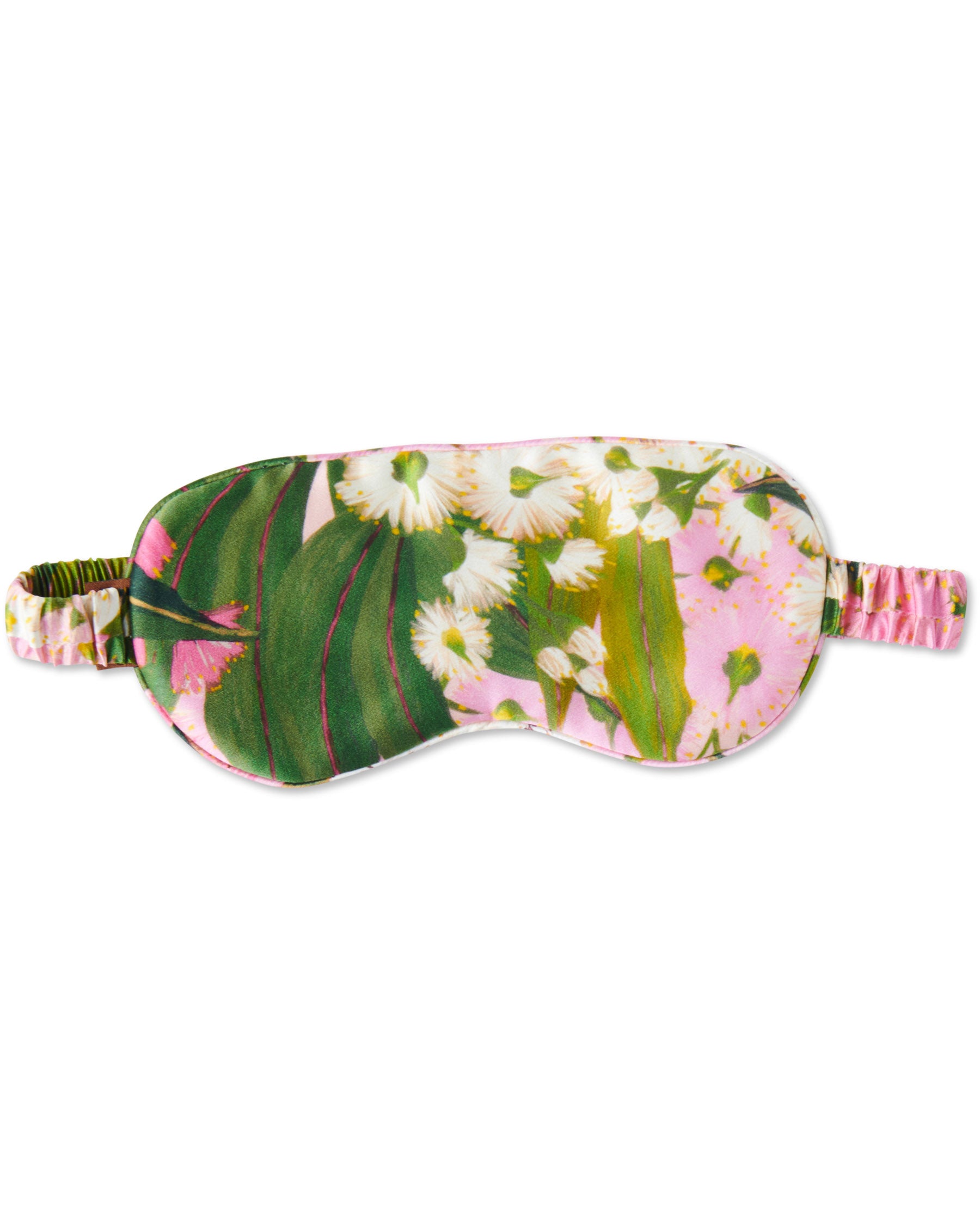 Bush Blossom Silk Sleep Mask for Women & Men - 100% Mulberry Silk Eye Mask for Sleeping, Travel & Relaxation - Soft & Breathable Blindfold for Night & Nap - Perfect Gift for Insomnia Relief & Spa Days