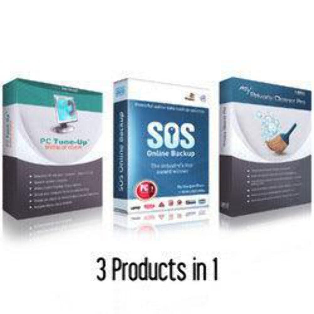 PC Tune-Up & Privacy Cleaner Software with SOS Backup - 2014 Security Essentials Suite for Windows | Boost Performance & Protect Privacy | Perfect for Home & Office Computers