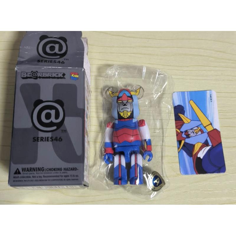 Bearbrick Series 46 Secret Brave Raideen 100% Collectible Figure - Limited Edition Japanese Anime Vinyl Art Toy for Display & Collection - Perfect for Anime Fans, Home Decor, and Gift Giving