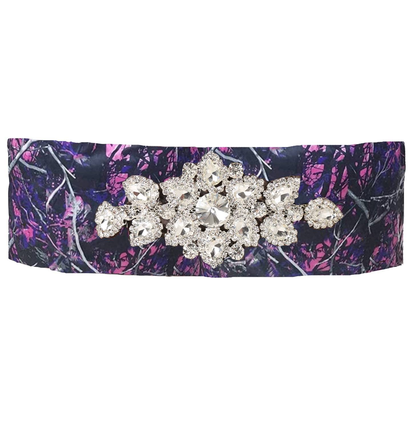 DINGZAN Camo Wedding Dress Sash - Adjustable Bridal Belt for Wedding, Prom, and Formal Events - Perfect Waistband Accessory for Brides, Bridesmaids, and Evening Gowns
