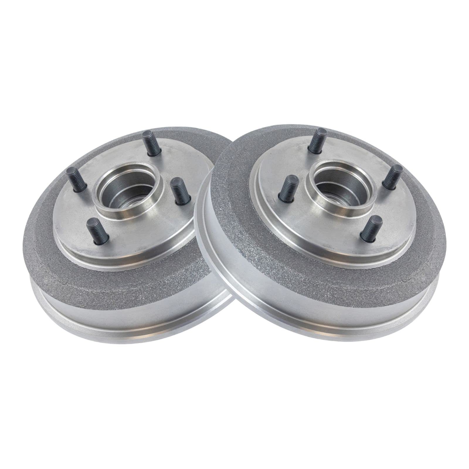 Rear Brake Drum Pair Set for 2000-2008 Ford Focus | High-Quality Replacement Parts for Smooth Braking Performance | Perfect for Daily Commuting & City Driving
