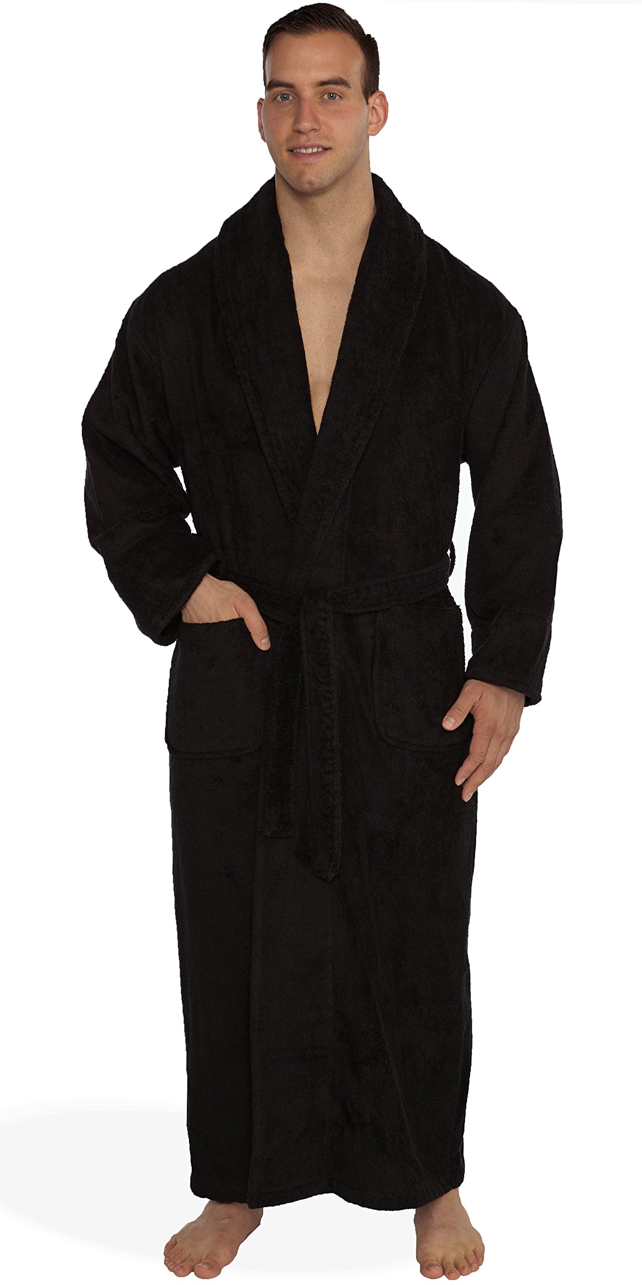Premium Turkish Cotton Bathrobe - 100% Combed Terry Soft Shawl Robe for Women & Men | Luxurious Spa, Beach Cover-Up, Hotel Style Loungewear