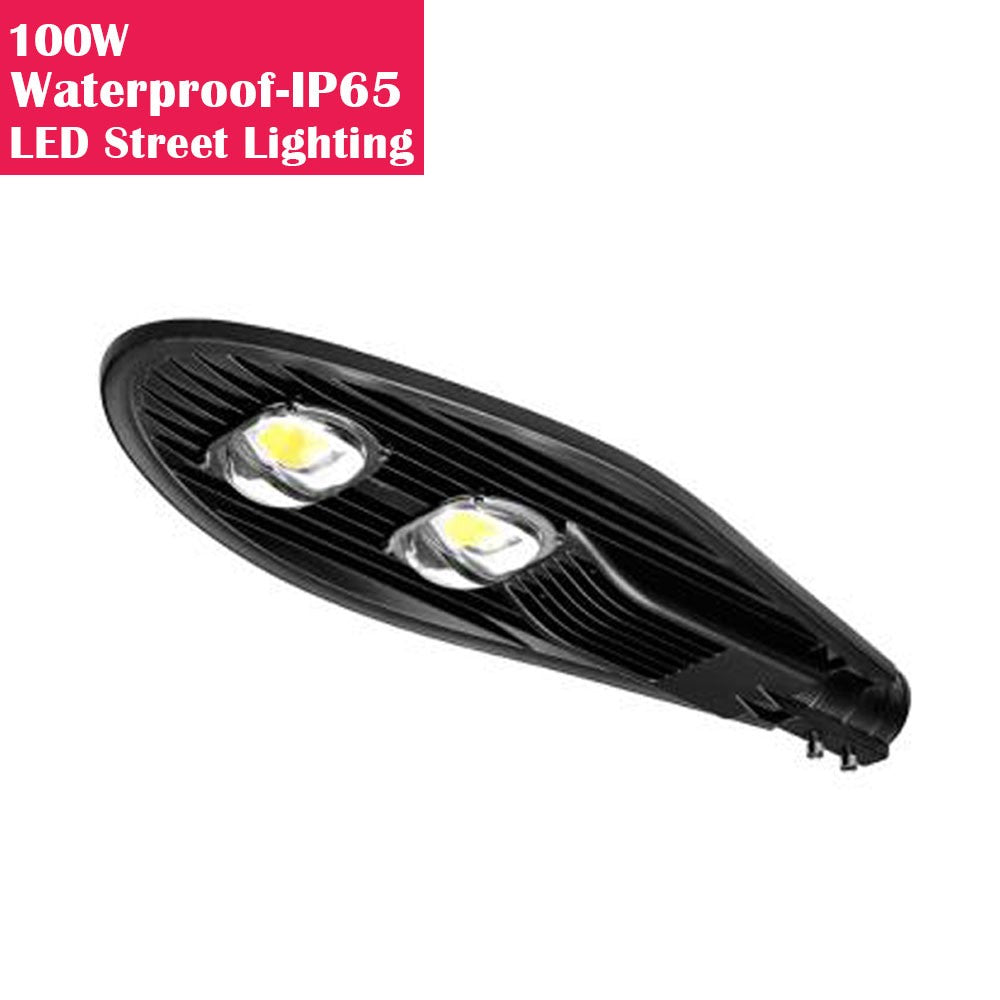 100W IP65 Waterproof LED Pole Light - 4000K Natural White for Street Lighting | Outdoor Commercial & Residential Use | Durable Weatherproof Design for Parking Lots, Walkways, and Garden Paths