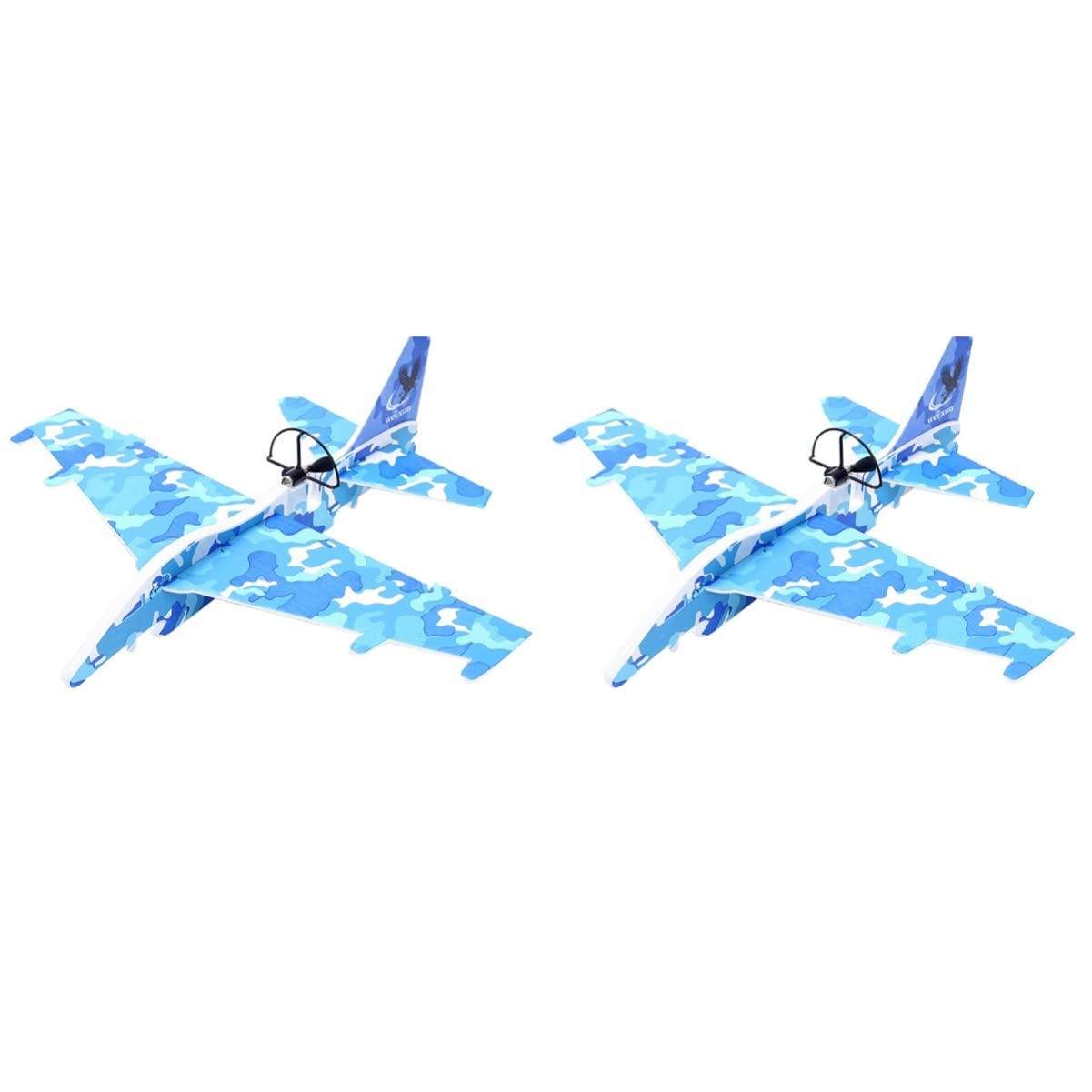 **Toyvian 2PCS RC Airplanes for Kids - Beginner Friendly Remote Control Toy Plane with USB Charging, Outdoor Flying Toys for Boys & Girls - Perfect for Backyard Play, Birthday Gifts & Outdoor Adventures**