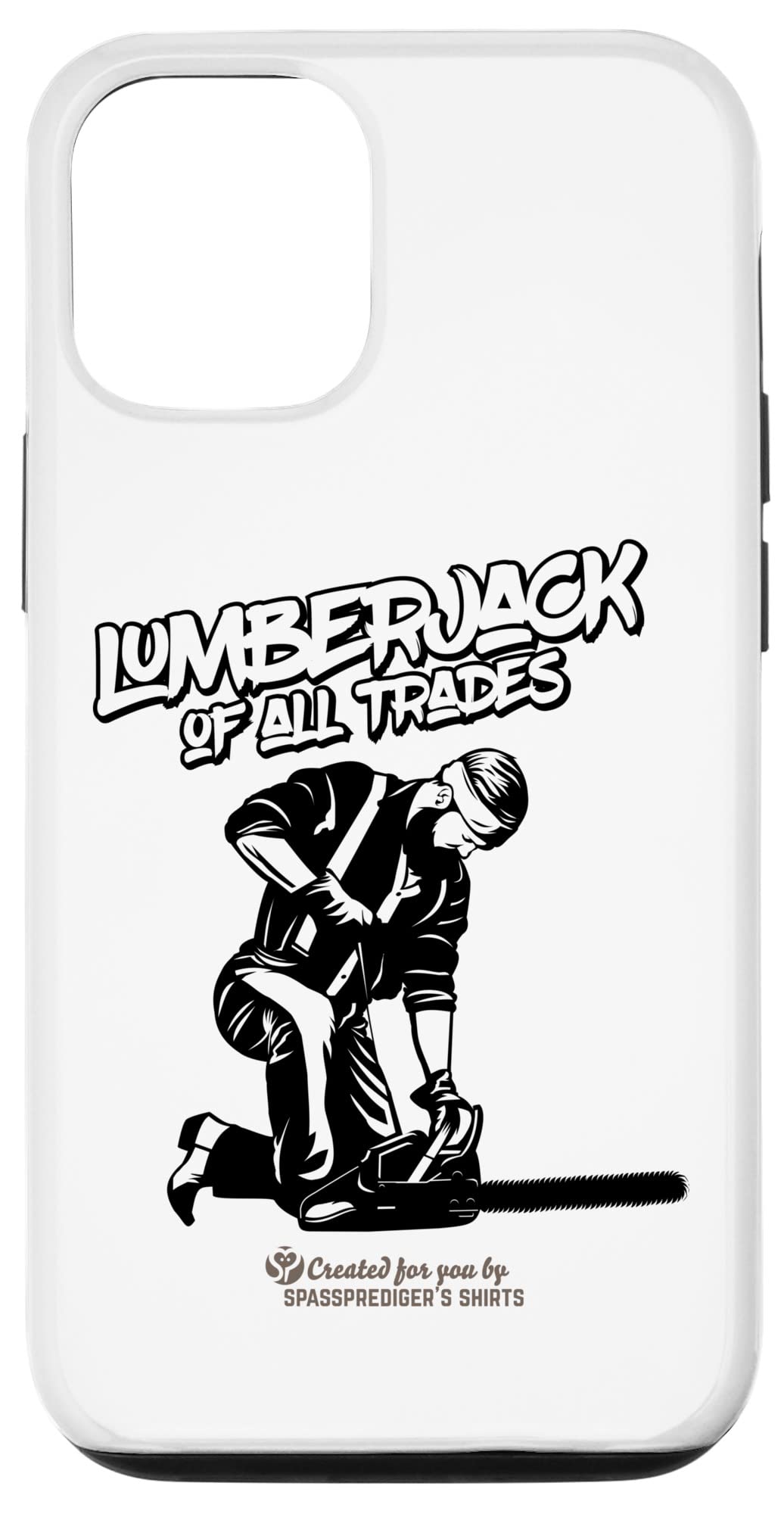 Funny Lumberjack iPhone 12/12 Pro Case - Durable Protective Cover with Original Design - Perfect for Outdoor Enthusiasts & Nature Lovers