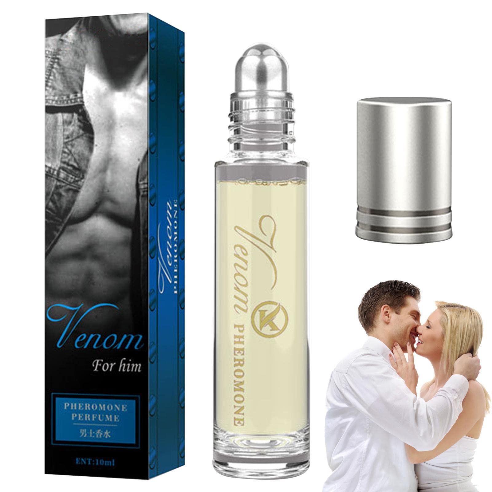 10ml Pheromone Cologne Roll-On Essential Oil Perfume for Men & Women - Original Scent for Attraction, Confidence & Romance - Perfect for Dates, Work & Special Occasions