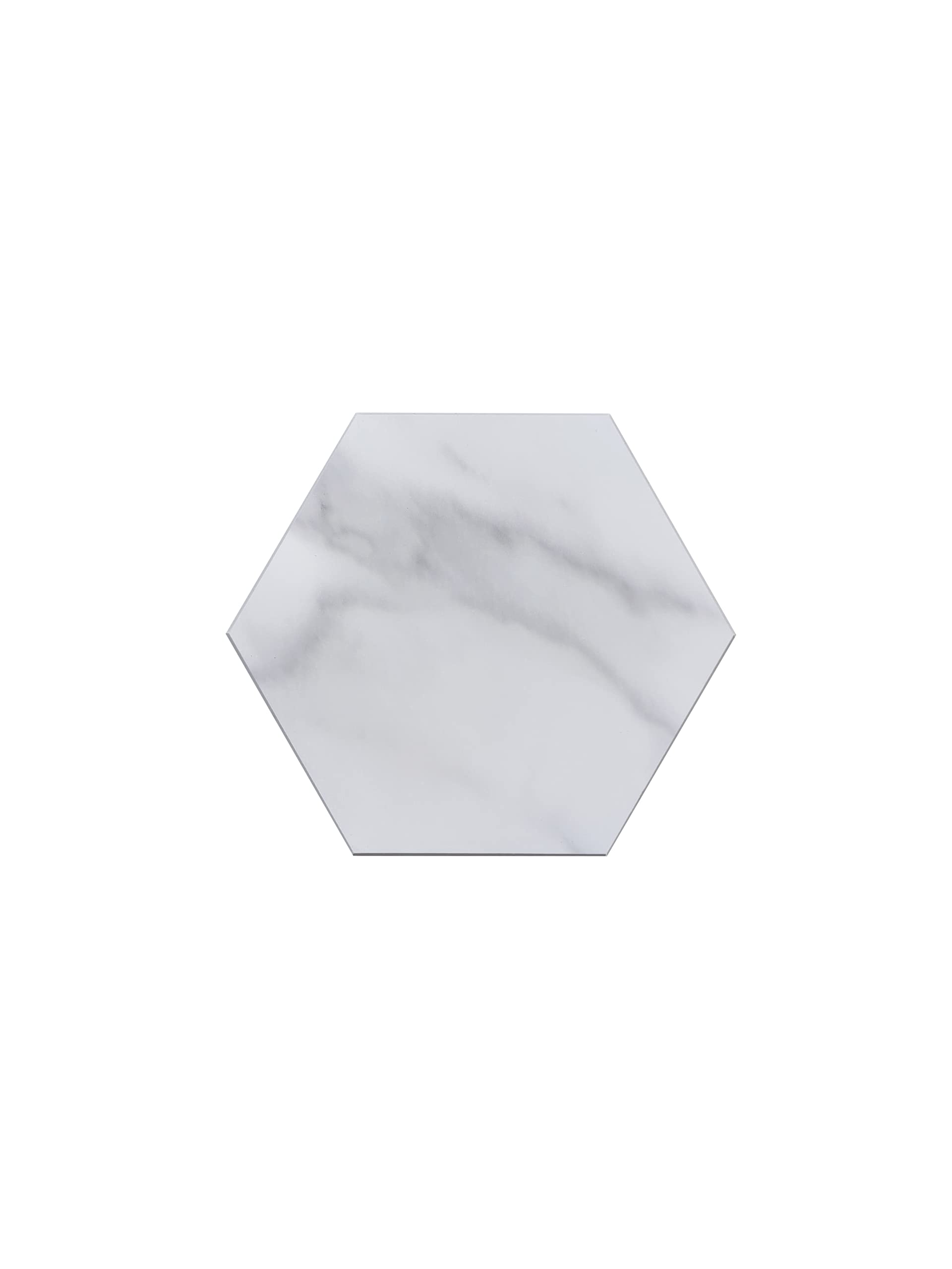 Hexagon Peel & Stick Backsplash Tiles - Stone Texture for Kitchen & Bathroom