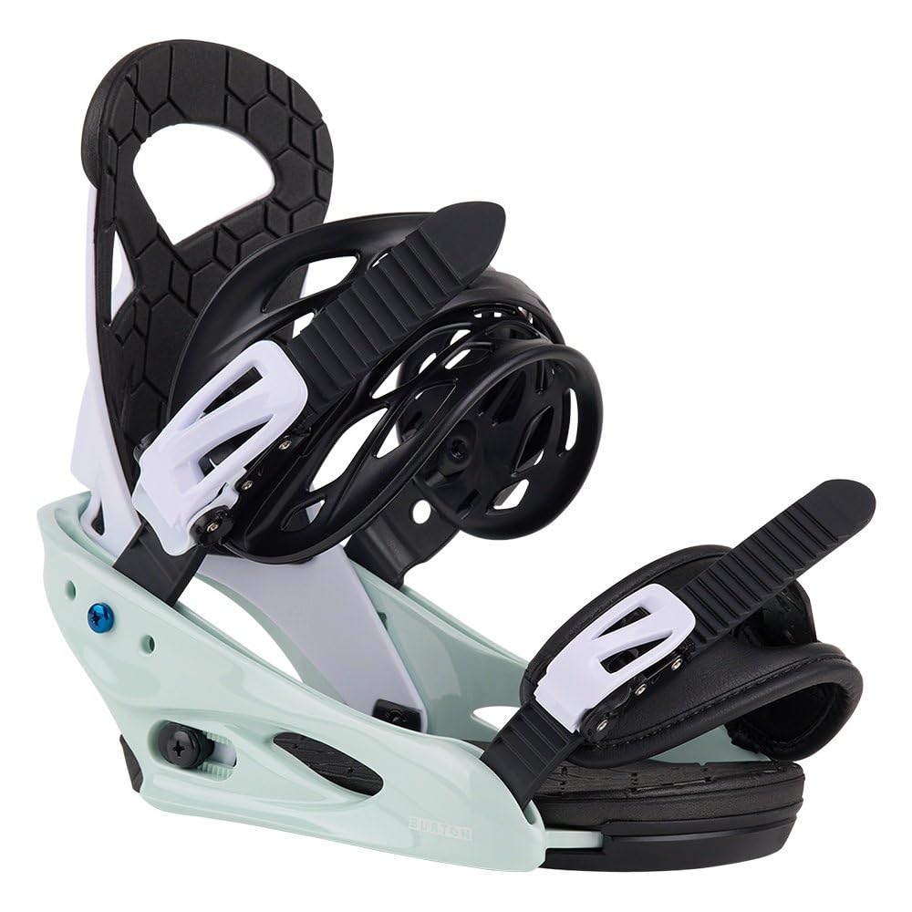 Burton Kids' Smalls Re:Flex Snowboard Bindings - Adjustable Youth Snowboard Bindings for Boys & Girls - Perfect for Beginner to Intermediate Riders on Mountain Slopes & Terrain Parks