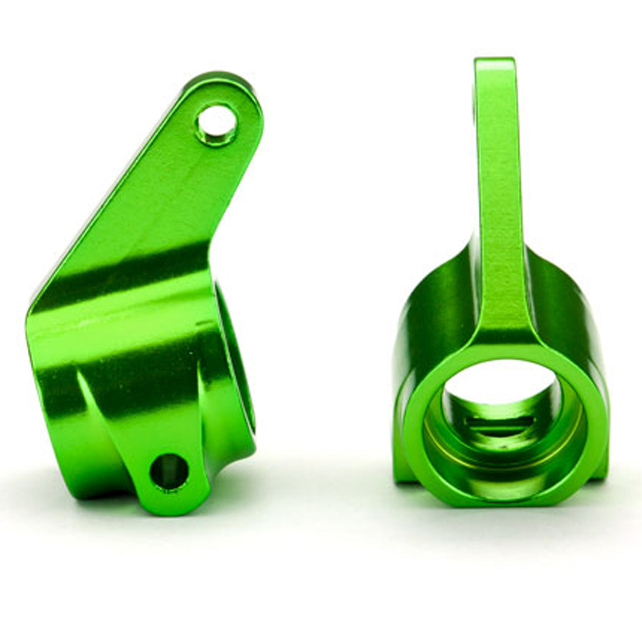 High-Quality Aluminum Steering Blocks for RC Cars - Durable Green Upgrade Parts - Perfect for Off-Road Racing & RC Vehicle Maintenance