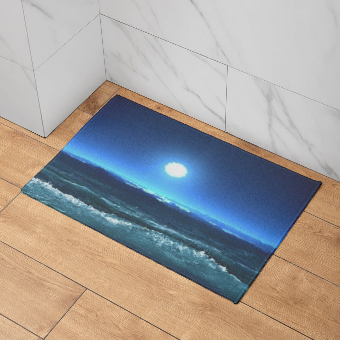 Moonlight Magic Soft Absorbent Bath Mat - Non-Slip Bathroom Rug for Shower & Tub - Ultra Plush Memory Foam Floor Mat for Bathroom Safety & Comfort (Perfect for Kids & Elderly)