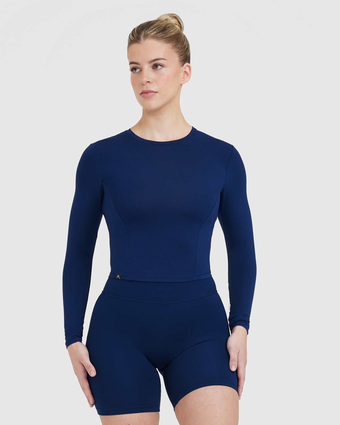 Mellow™ Soft Mid Long Sleeve Women's T-Shirt in Midnight Black | Comfortable Casual Top for Everyday Wear, Work & Date Nights