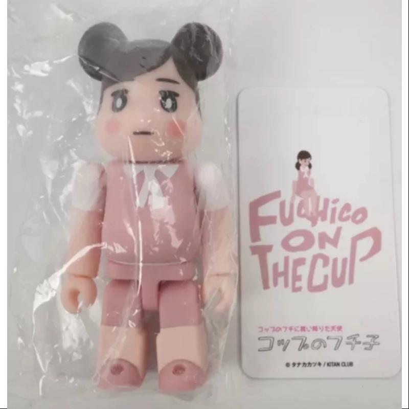 Bearbrick Series 34 Secret Fuchico on the Cup Pink 100% Collectible Figure - Limited Edition Japanese Vinyl Art Toy for Display, Gift & Anime Collection