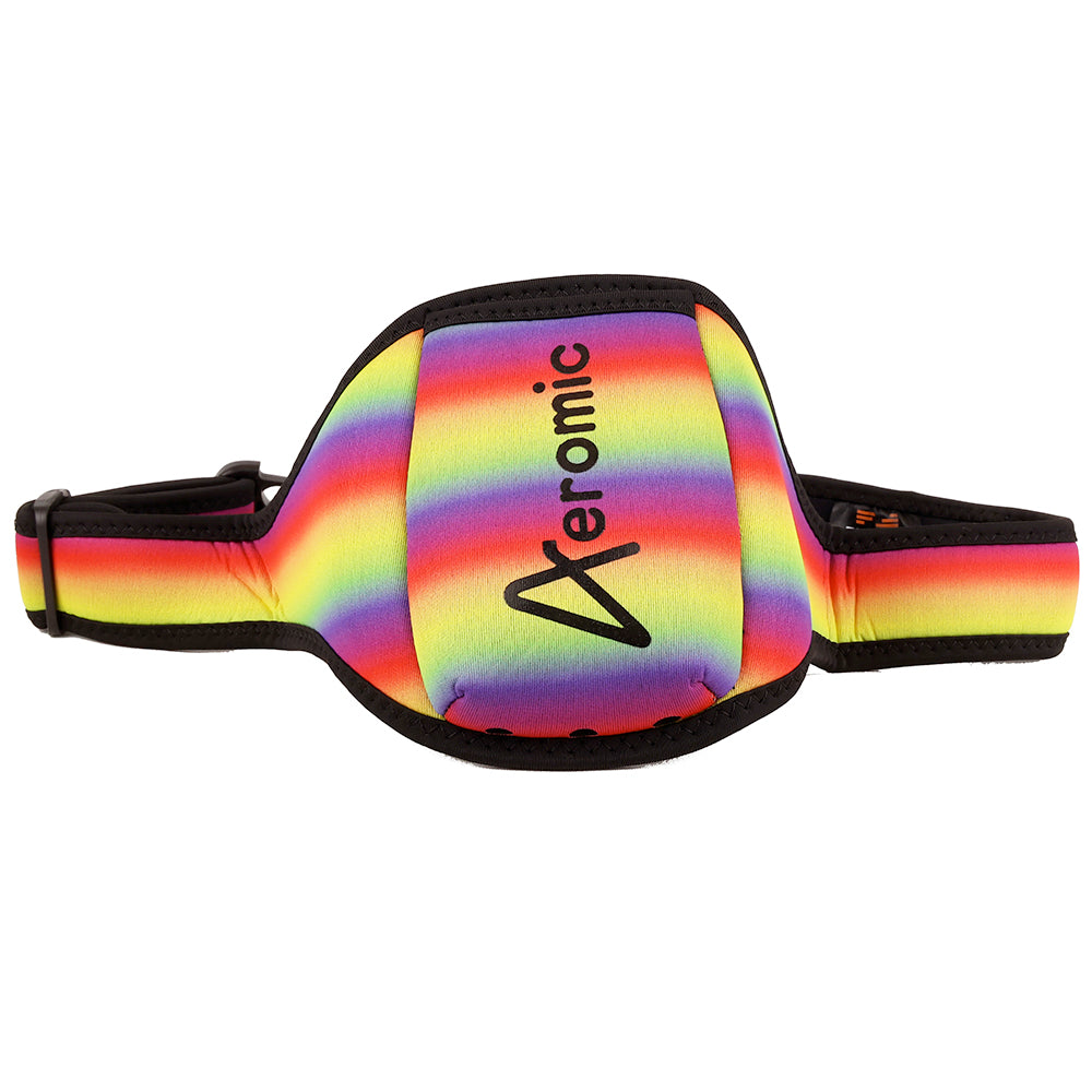 Aeromic Sports Pouch - Waterproof Running Belt with Rainbow Sparkle Design for Phone & Keys - Perfect for Jogging, Gym, Hiking & Outdoor Activities