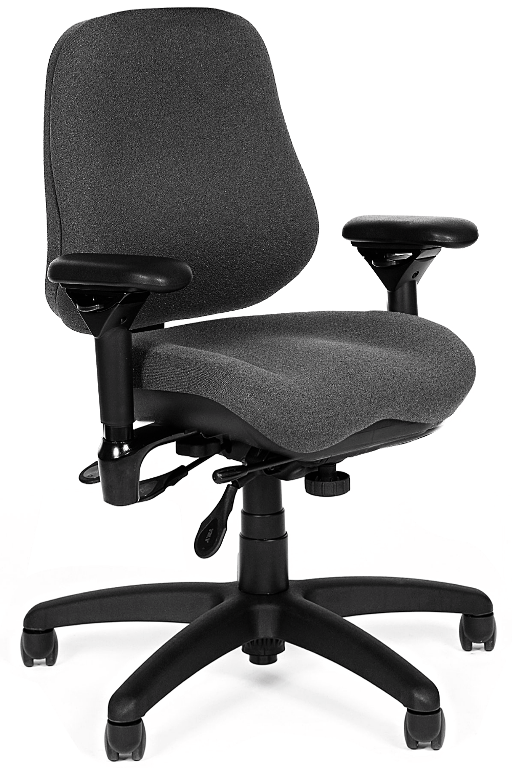 ErgoGenesis Compact Back Support J2407 - Adjustable Lumbar Cushion for Office Chairs, Car Seats & Home Use - Relieves Lower Back Pain & Improves Posture