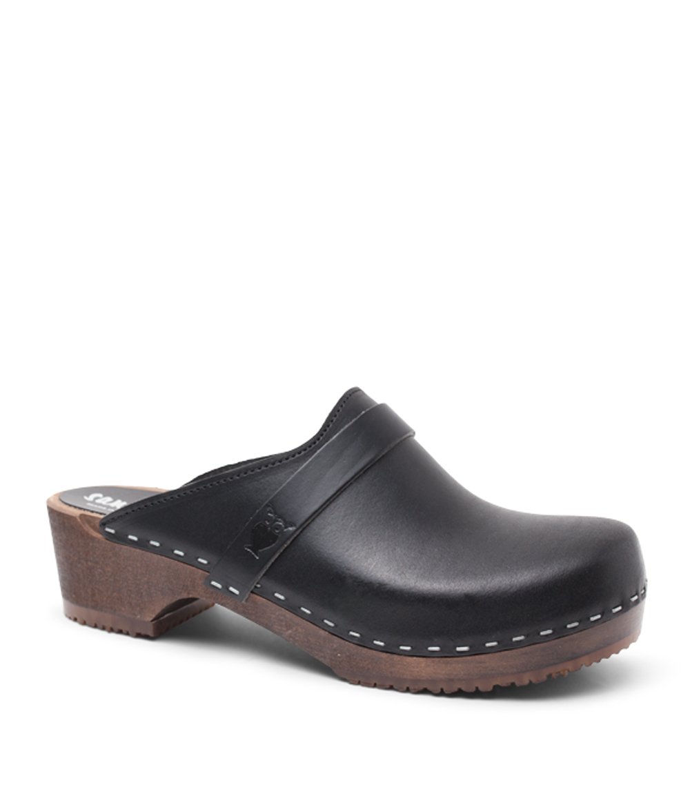 Sandgrens Swedish Handmade Wooden Clog Mule | Comfortable & Stylish Women's Wooden Shoes | Perfect for Home, Garden & Casual Wear