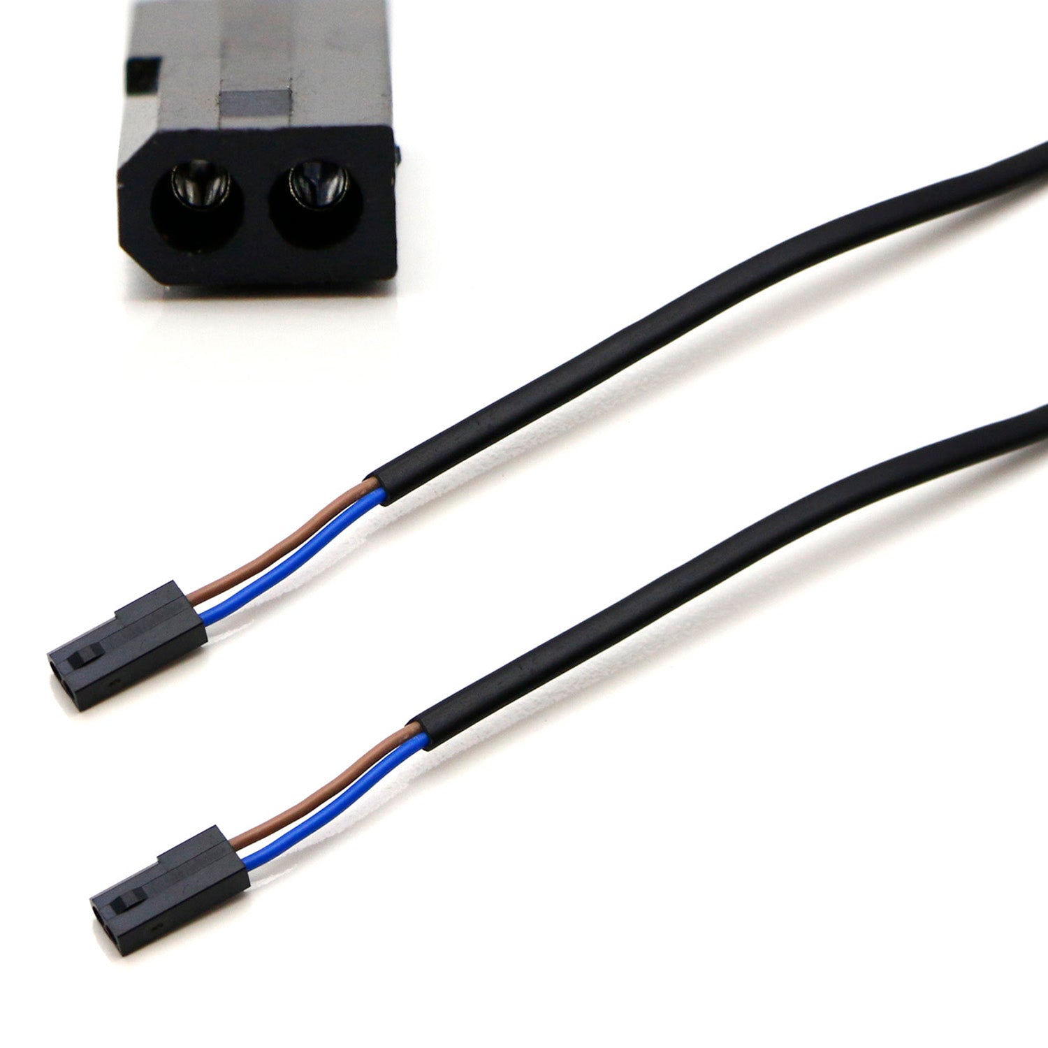 2-Pack 6 Inch 2 Pin Bi-Xenon Solenoid Female Pigtail Wiring Harness Sockets with Wires - Perfect for HID Headlight Conversion & Automotive Electrical Repairs