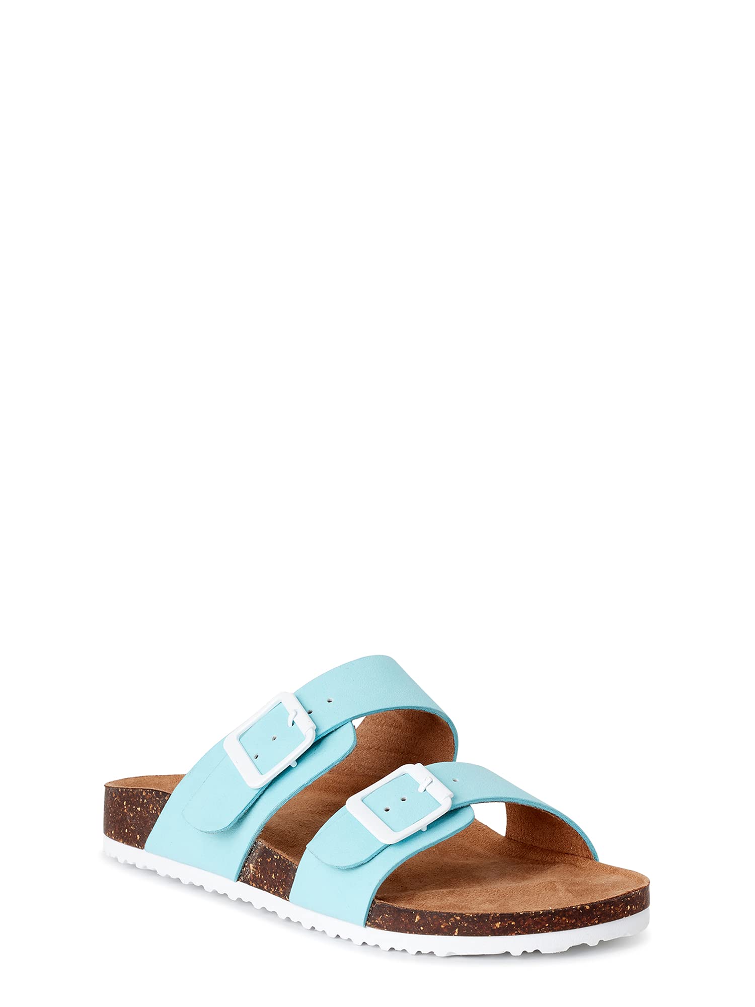 Women's Comfortable Two Band Footbed Slides - Soft Arch Support Slippers for Home, Pool & Beach - Perfect for Relaxation & Lounging