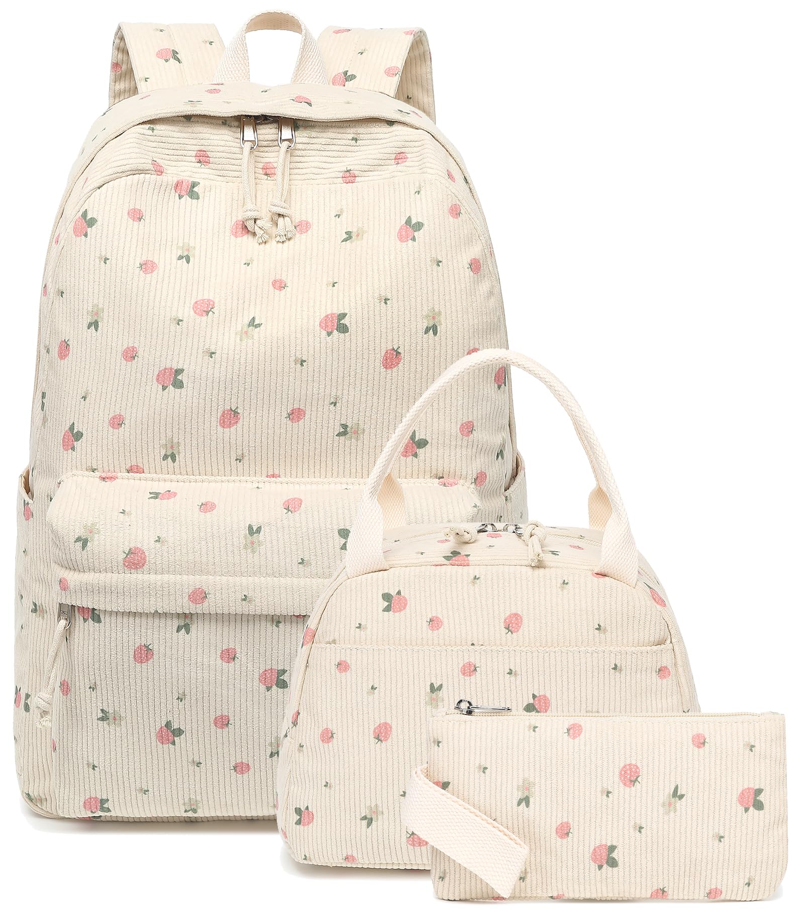 BTOOP Lightweight Canvas Backpack for Teen Girls - School & Travel