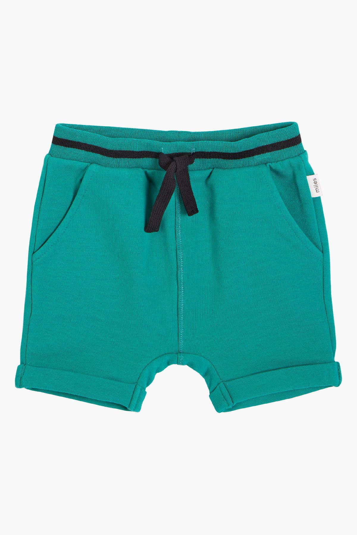 Boys' Green Athletic Shorts - Lightweight Quick-Dry Running Shorts for Kids - Perfect for Sports, Gym, and Outdoor Play