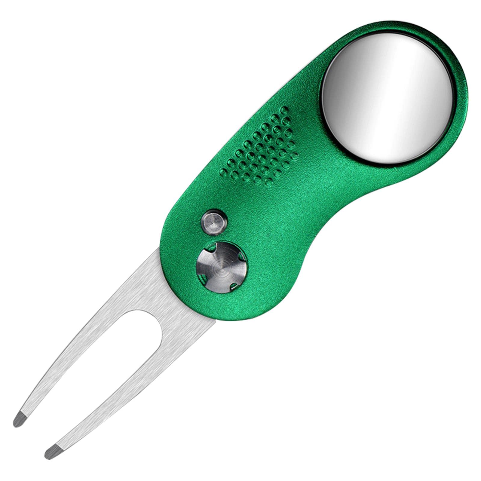 SM SunniMix Stainless Steel Golf Divot Repair Tool - Foldable & Lightweight Magnetic Golf Accessory for Course & Practice | Perfect for Golfers & Beginners