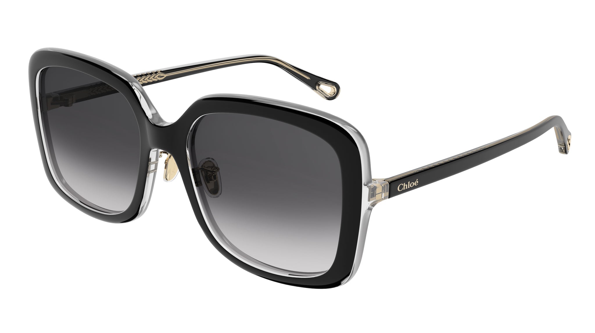 Chloe CH0073SK001 Black Sunglasses for Women - UV Protection, Fashionable & Lightweight - Perfect for Beach, Driving & Outdoor Activities