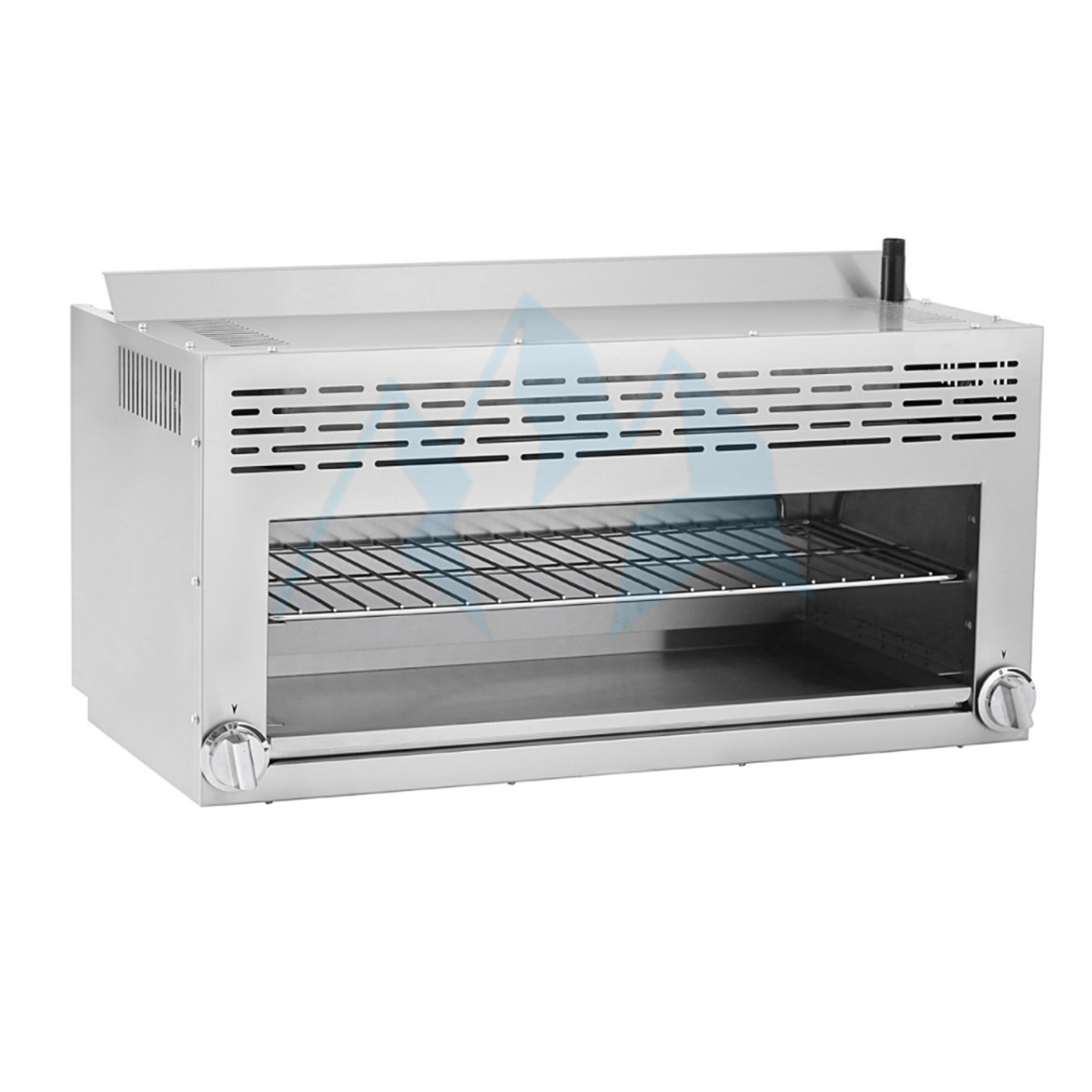 Migali C CM 36 LP Commercial 36-Inch Countertop Cheese Melter - 43,000 BTUs for Pizzerias, Restaurants & Catering Businesses