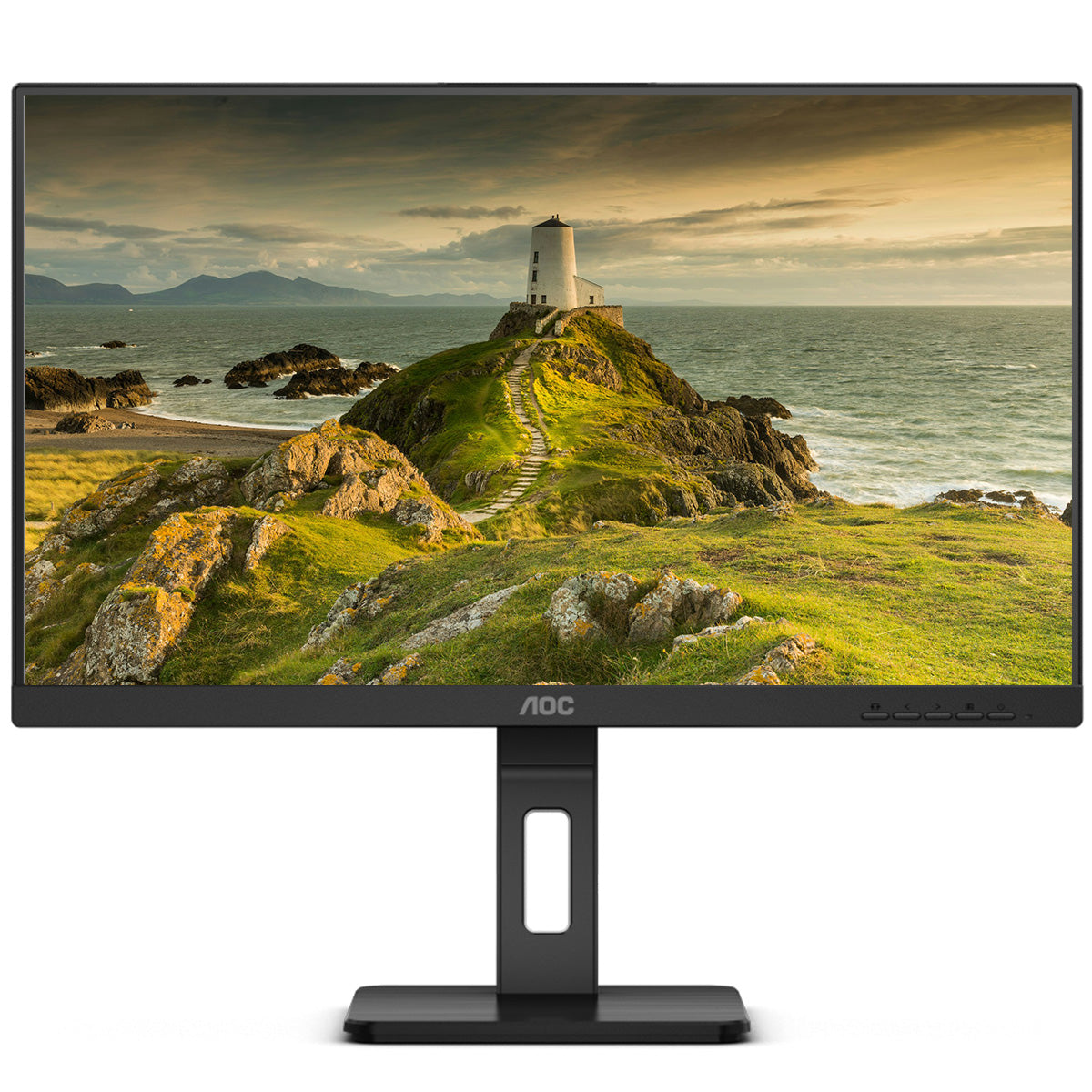AOC 27E3QAF 27-Inch FHD 75Hz IPS Business Monitor with Built-in Speakers - Perfect for Office Work, Home Office, and Gaming