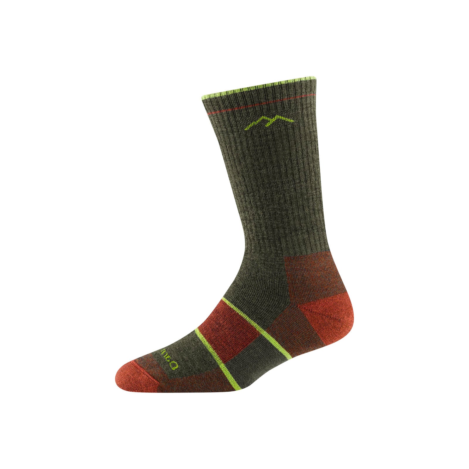 Darn Tough Women's Hiker Midweight Boot Socks with Full Cushion - Merino Wool Hiking Socks for Outdoor Adventures & Trail Running (Forest Green)