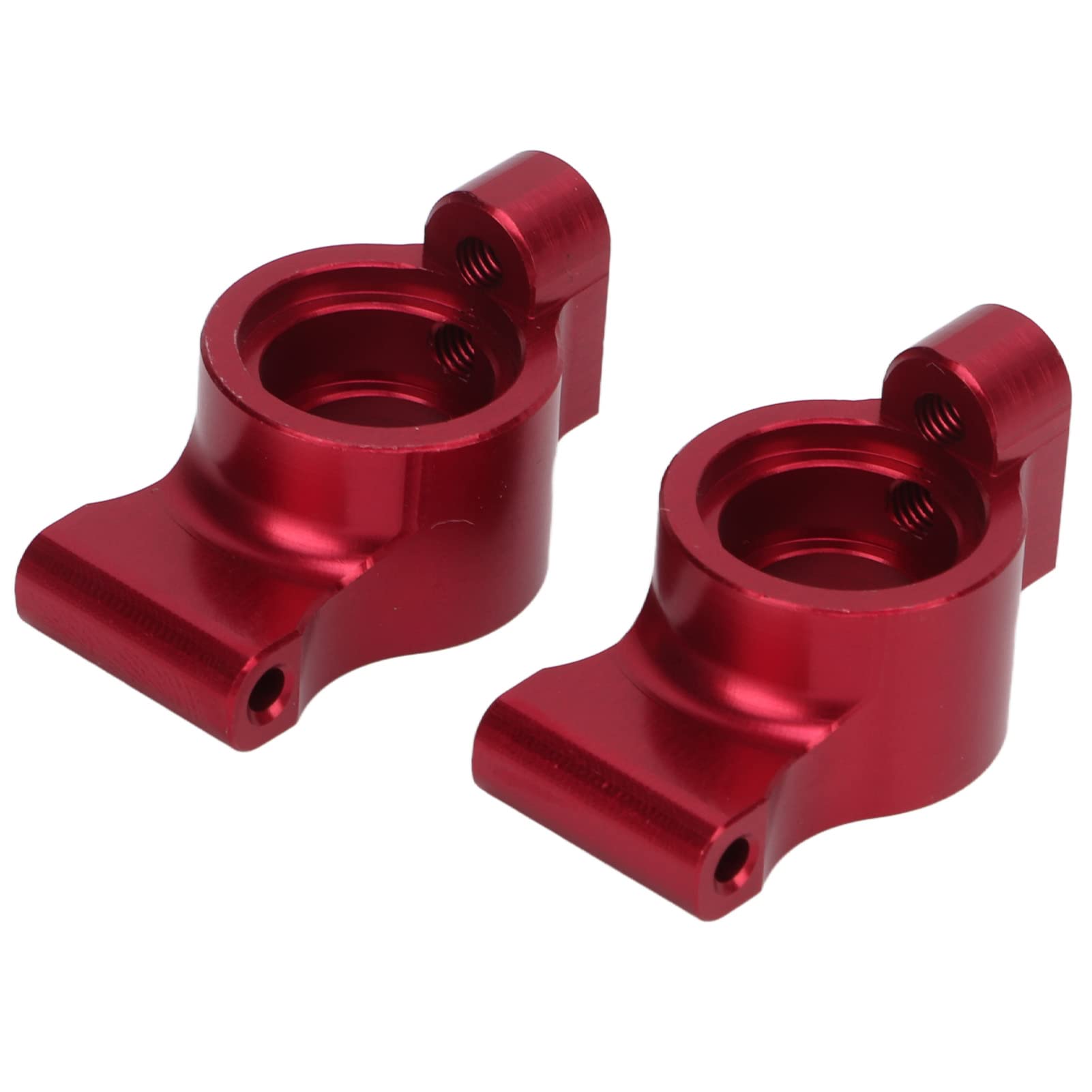 VGEBY 2Pcs Aluminum Alloy Rear Axle Cup - High Strength RC Car Accessories for LC Racing PTG-2 1/10 Scale - Perfect for Off-Road Racing & Drifting (Red)