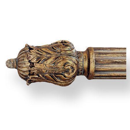 Finial Company Resin Finial WW75 - Decorative Cabinet Knobs & Drawer Pulls for Home Furniture Upgrade - Perfect for Bedroom, Kitchen, and Bathroom Cabinets