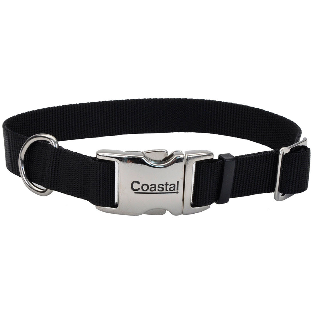Premium Titan Metal Buckle Dog Collar - Heavy Duty Adjustable Pet Collar for Large Dogs - Perfect for Training, Walking & Outdoor Adventures
