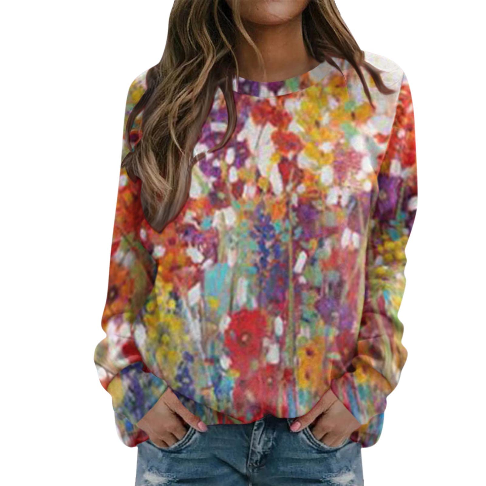 Adviicd Oversized T-Shirts for Women - Casual Long Sleeve Pullover Sweaters & Loose Fit Workout Tees | Gym, Yoga, Running & Everyday Wear