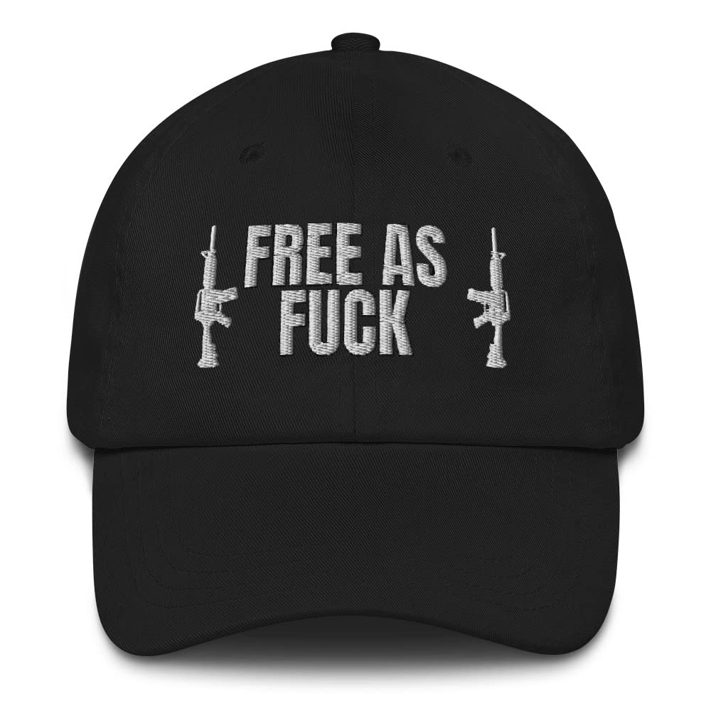 Free As Fuck Hat - Funny Dad Cap with Bold Statement - Perfect for Casual Outfits, Streetwear & Festival Fashion