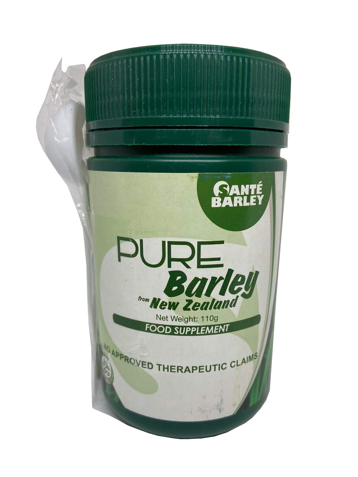 Organic Sante Barley Powder - 110g Canister | Pure Barley Grass Superfood Supplement for Detox & Immunity Boost | Perfect for Smoothies, Juices & Healthy Drinks